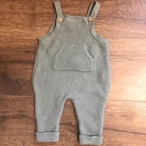 Little Planet knitted overalls- 3m.